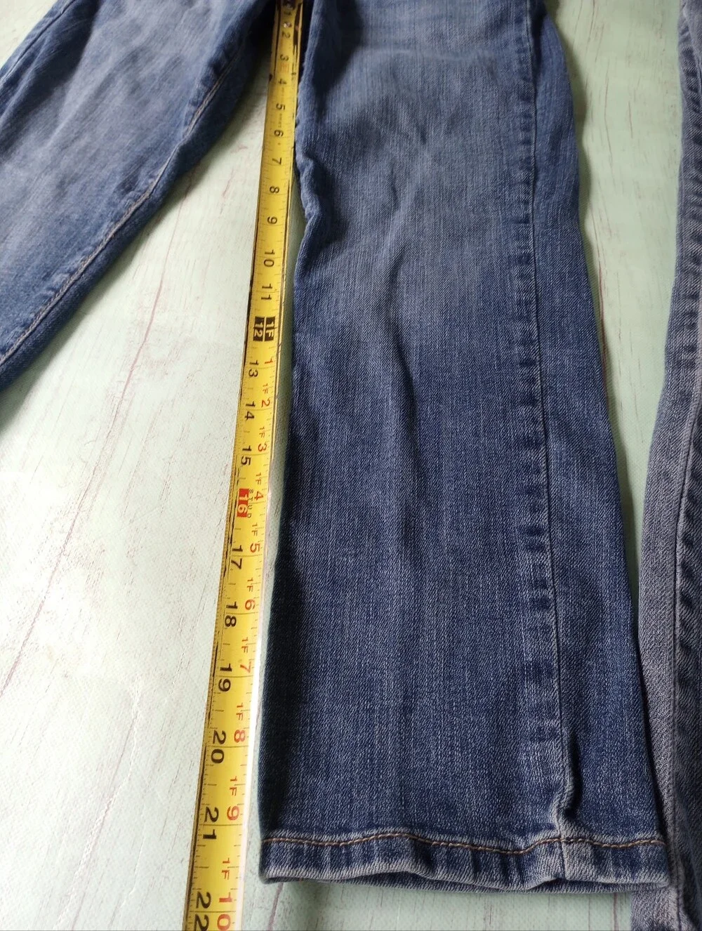 Boys Lot (2) Childrens Place Bootcut/Straight Denim Jeans Size 8 Adjustable Wais
